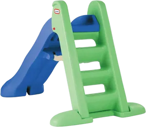 Colorful Childrens Slide Isolated PNG image