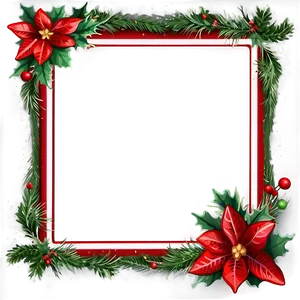 Colorful Christmas Border Png Oaf16 PNG image