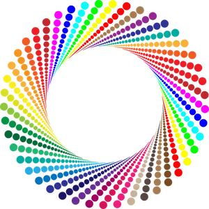 Colorful Circle Spectrum Design PNG image