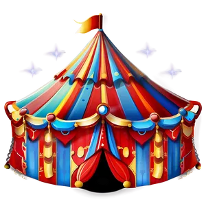 Colorful Circus Tent Graphic Png 86 PNG image