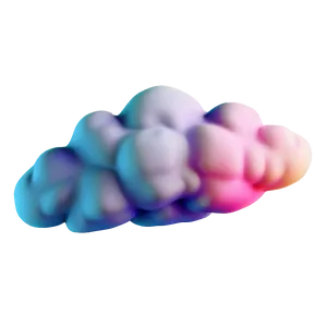 Colorful Cloud Emoji PNG Irs