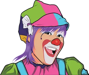 Colorful Clown Cartoon