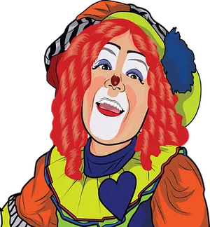 Colorful Clown Cartoon