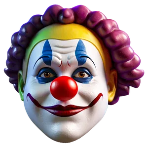 Colorful Clown Emoji Png Rsj76 PNG image