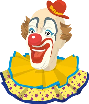 Colorful Clown Illustration