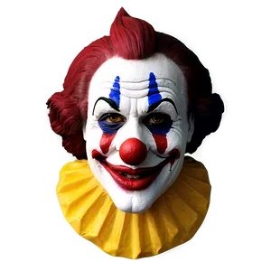 Colorful Clown Mask Png 06212024 PNG image