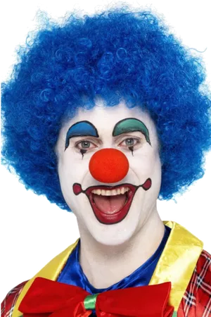 Colorful Clown Portrait PNG image