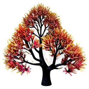 "colorful Coral Tree PNG" Nam