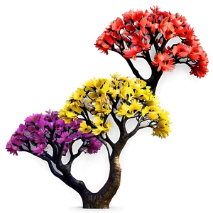 "colorful Coral Tree PNG" Roo