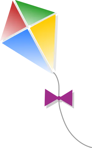 Colorful Diamond Kite Flying PNG