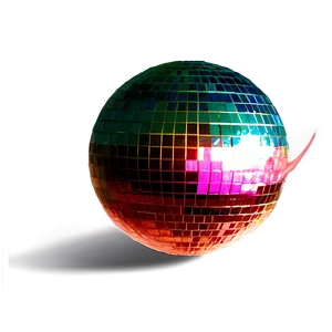 Colorful Disco Ball Illumination PNG