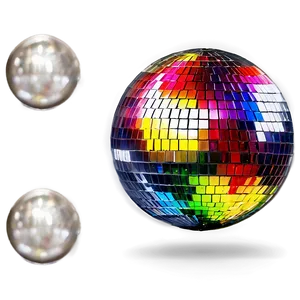 Colorful Disco Ball Illustration