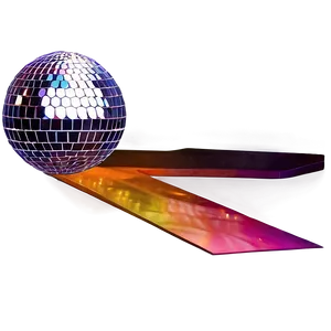Colorful Disco Ball Reflection