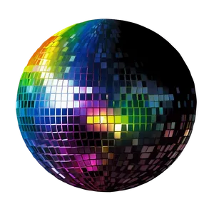 Colorful Disco Ball Sparkle