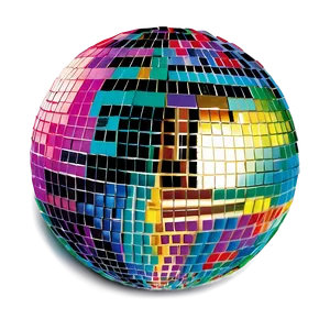 Colorful Disco Ball Sparkle