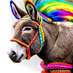 Colorful Donkey PNG 17 PNG
