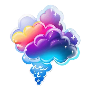 Colorful Dream Cloud PNG 06282024