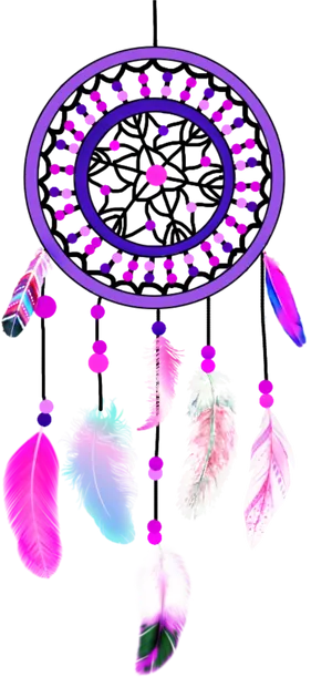 Colorful Dreamcatcher Decoration PNG image
