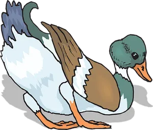 Colorful Duck Illustration
