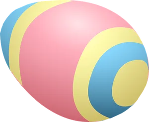 Colorful Easter Egg Graphic PNG image