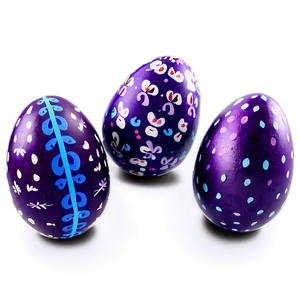 Colorful Easter Eggs Png 05232024 PNG image