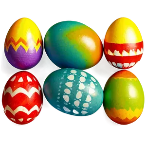 Colorful Easter Eggs Png Lhh68 PNG image