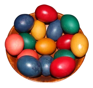 Colorful Easter Eggsin Bowl