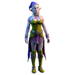 Colorful Elf Body Png Lat PNG image