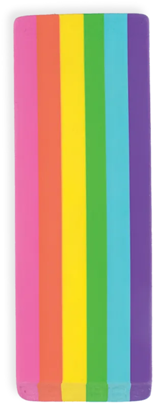 Colorful Eraser Stripes PNG