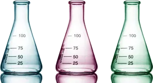 Colorful Erlenmeyer Flasks