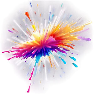 Colorful Explosion Transparent PNG Artwork 56 PNG
