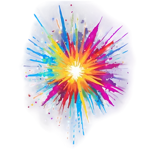 Colorful Explosion Transparent PNG Artwork Tnh PNG