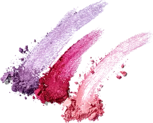 Colorful Eyeshadow Smears PNG