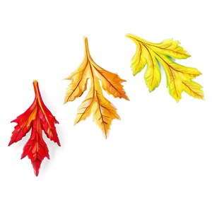 Colorful Fall Leaves Png 05042024 PNG image
