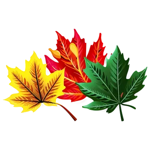 Colorful Fall Leaves Png 78 PNG image