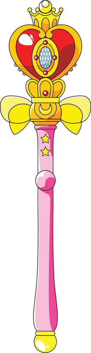 Colorful Fantasy Magical Wand PNG