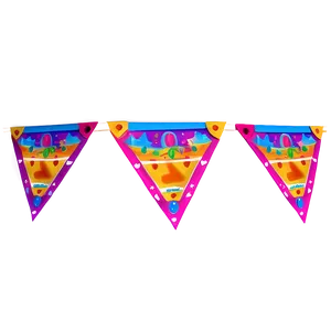 Colorful Fiesta Banner PNG 06202024