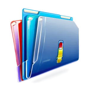 Colorful File Folder Png 22 PNG image