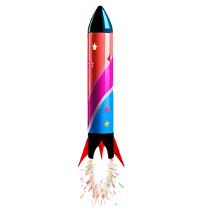 Colorful Firework Rocket Png 06212024 PNG image