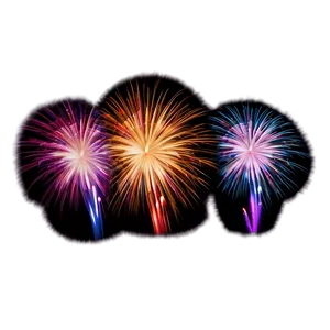 Colorful Fireworks Png Owb14 PNG image