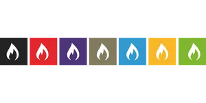 Colorful_ Flame_ Icons_ Set