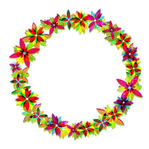 Colorful_ Floral_ Wreath_ Vector_ Graphic