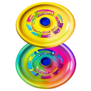 Colorful Frisbee Clipart Png 47 PNG image