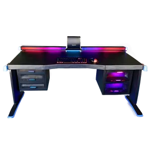 Colorful Gaming Desk PNG 06212024