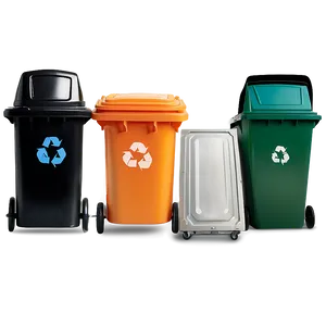 Colorful Garbage Can PNG Ypr
