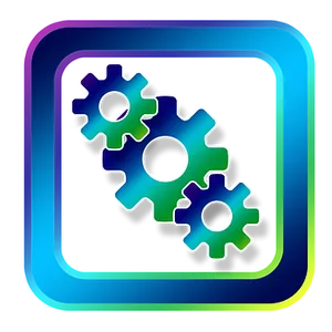 Colorful Gears Icon