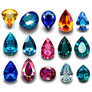 Colorful Gemstones Png Osq59 PNG image