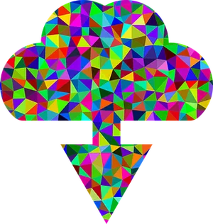 Colorful Geometric Cloud Download