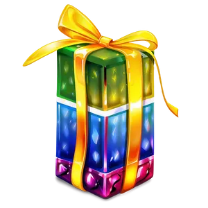 Colorful Gift Box PNG Fbw
