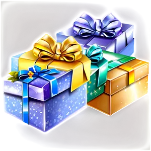 Colorful Gift Box PNG Yyv